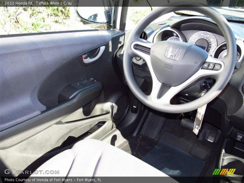 Taffeta White / Gray 2013 Honda Fit