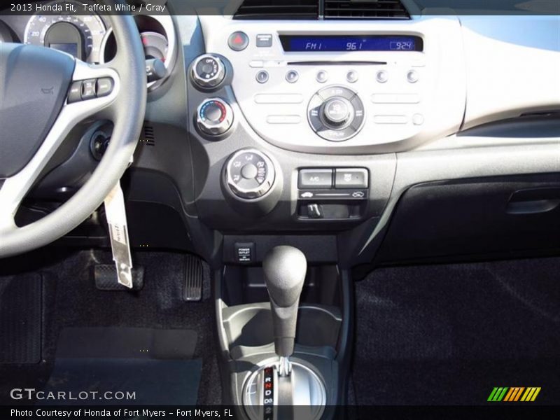 Taffeta White / Gray 2013 Honda Fit