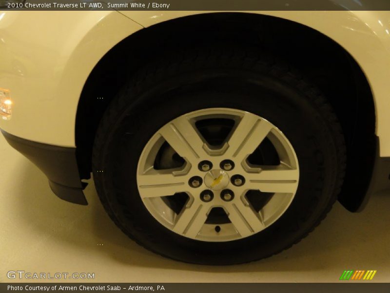 Summit White / Ebony 2010 Chevrolet Traverse LT AWD