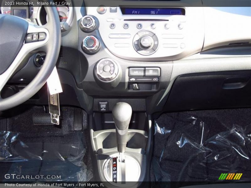 Milano Red / Gray 2013 Honda Fit