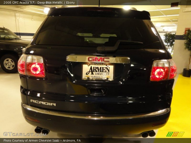 Deep Blue Metallic / Ebony 2008 GMC Acadia SLT