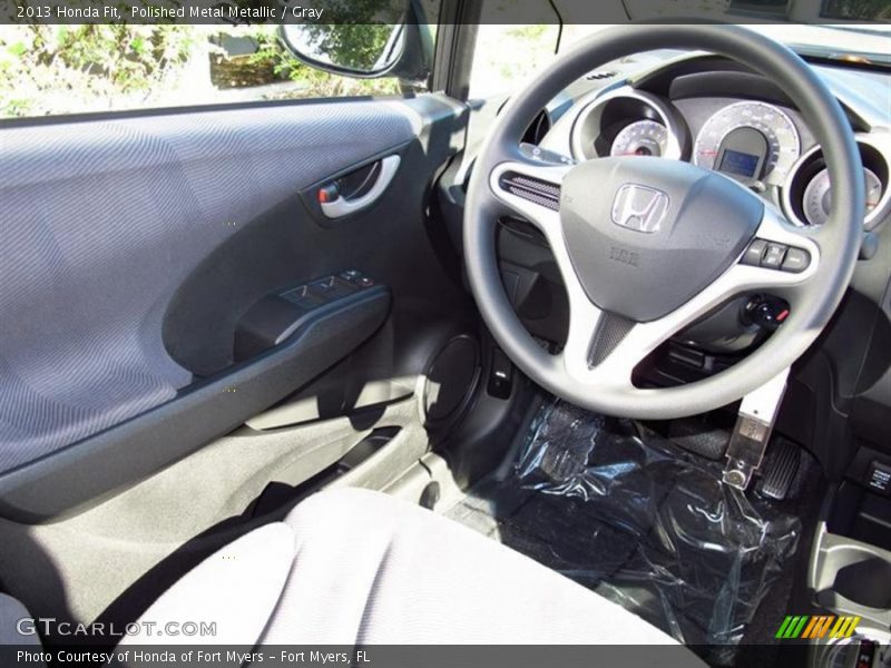 Polished Metal Metallic / Gray 2013 Honda Fit