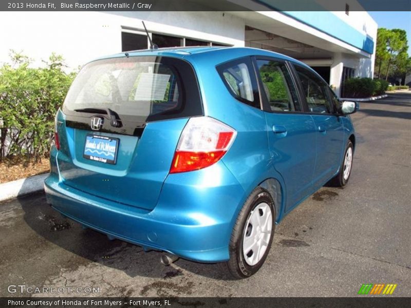 Blue Raspberry Metallic / Gray 2013 Honda Fit