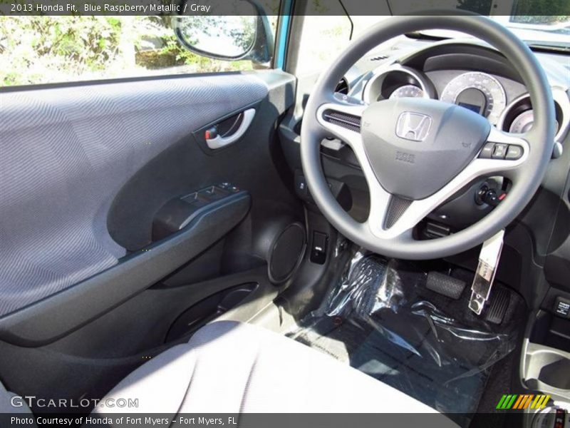 Blue Raspberry Metallic / Gray 2013 Honda Fit