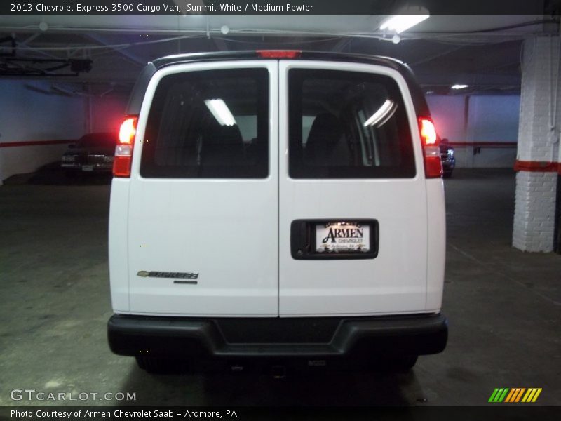 Summit White / Medium Pewter 2013 Chevrolet Express 3500 Cargo Van