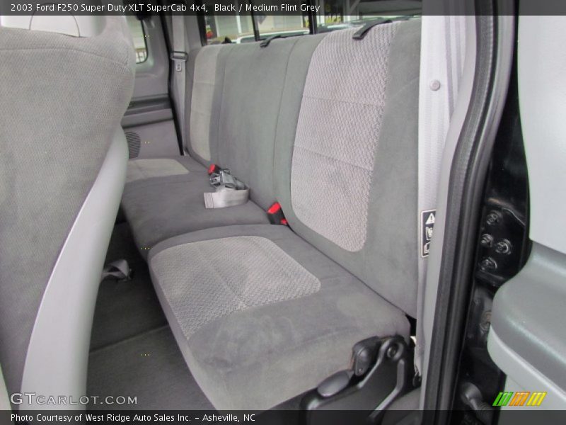 Black / Medium Flint Grey 2003 Ford F250 Super Duty XLT SuperCab 4x4