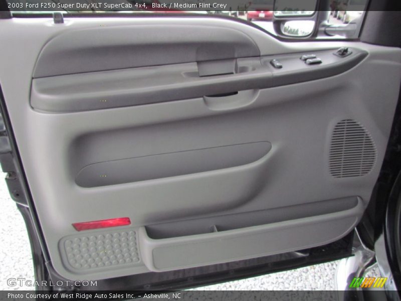 Black / Medium Flint Grey 2003 Ford F250 Super Duty XLT SuperCab 4x4