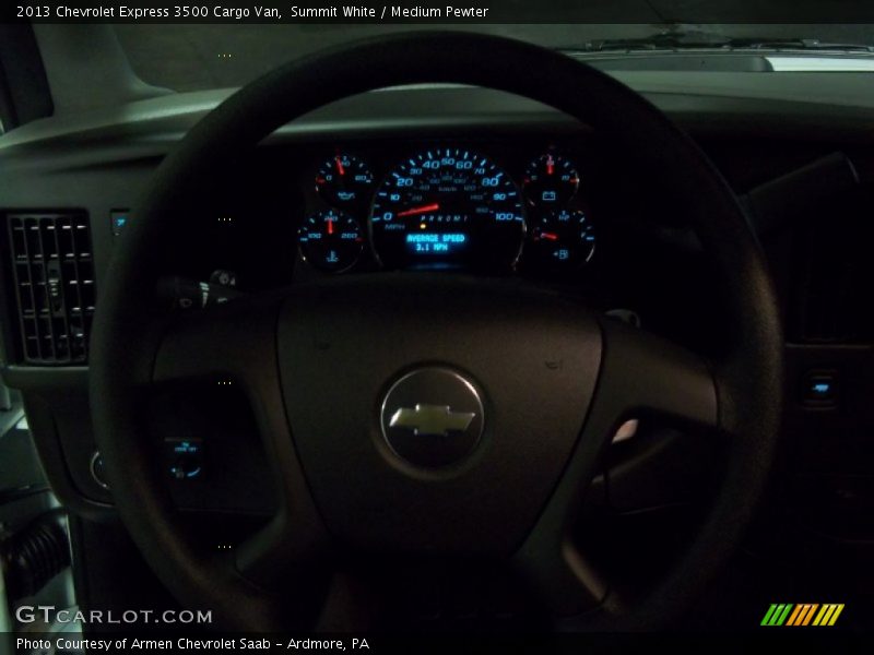 Summit White / Medium Pewter 2013 Chevrolet Express 3500 Cargo Van