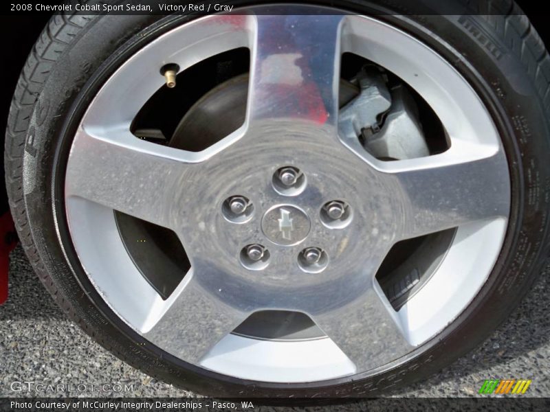 Victory Red / Gray 2008 Chevrolet Cobalt Sport Sedan