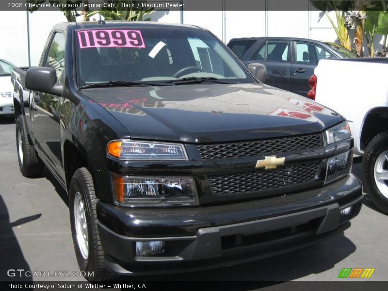 Black / Medium Pewter 2008 Chevrolet Colorado Regular Cab