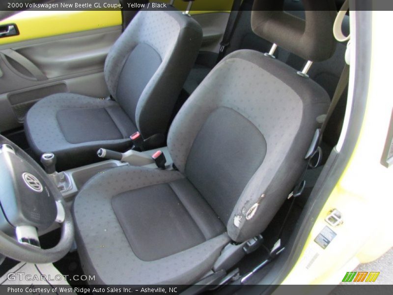 Yellow / Black 2000 Volkswagen New Beetle GL Coupe