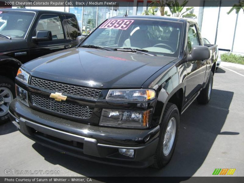 Black / Medium Pewter 2008 Chevrolet Colorado Regular Cab
