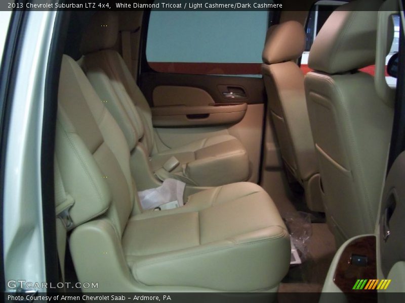 White Diamond Tricoat / Light Cashmere/Dark Cashmere 2013 Chevrolet Suburban LTZ 4x4