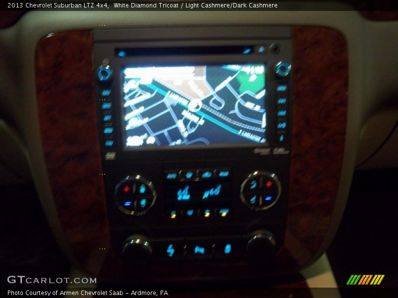 White Diamond Tricoat / Light Cashmere/Dark Cashmere 2013 Chevrolet Suburban LTZ 4x4
