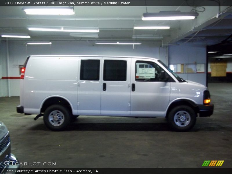 Summit White / Medium Pewter 2013 Chevrolet Express 2500 Cargo Van