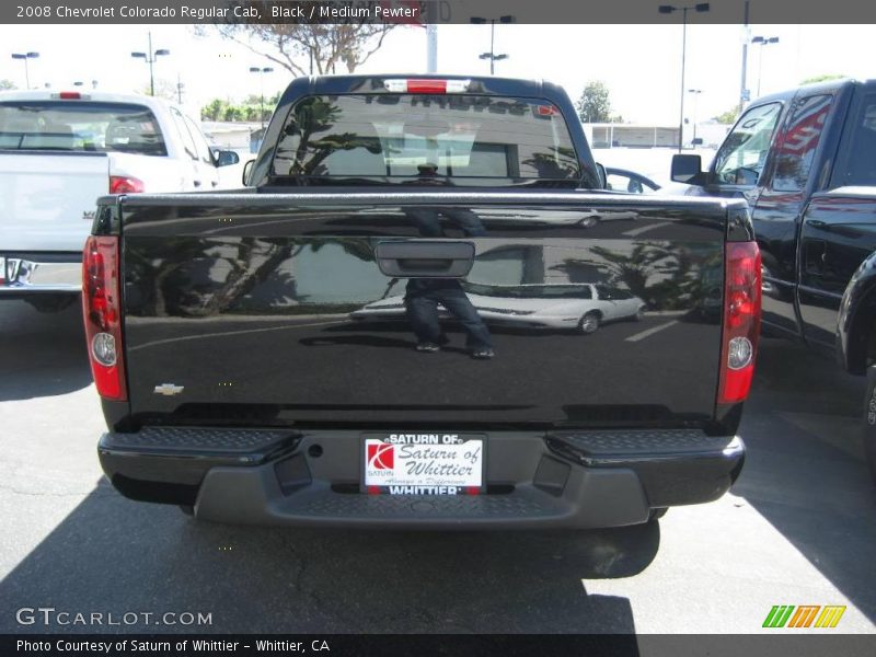 Black / Medium Pewter 2008 Chevrolet Colorado Regular Cab