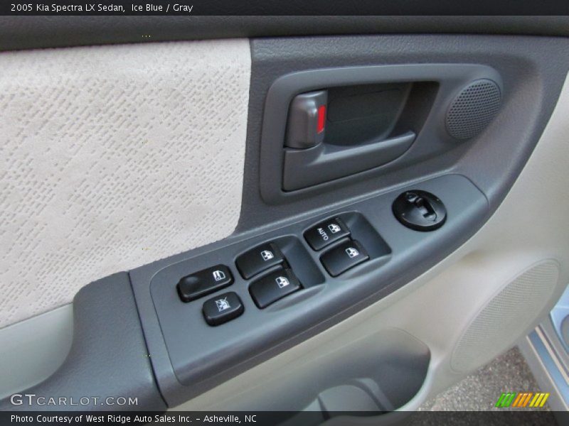 Ice Blue / Gray 2005 Kia Spectra LX Sedan