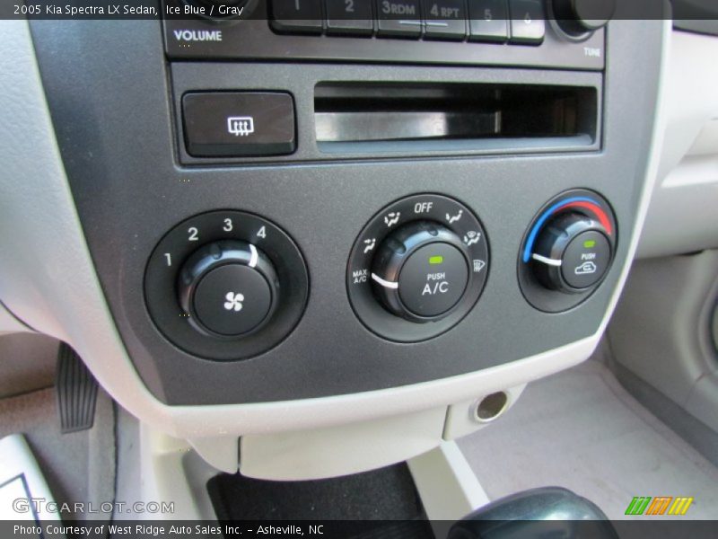 Ice Blue / Gray 2005 Kia Spectra LX Sedan