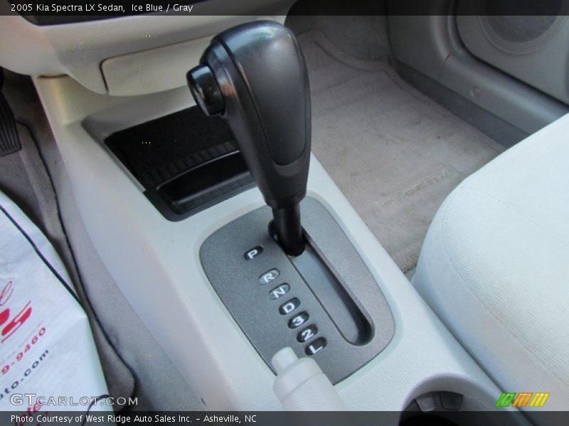Ice Blue / Gray 2005 Kia Spectra LX Sedan