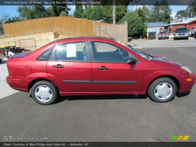Sangria Red Metallic / Medium Graphite 2004 Ford Focus LX Sedan