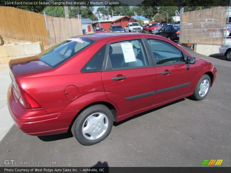 Sangria Red Metallic / Medium Graphite 2004 Ford Focus LX Sedan