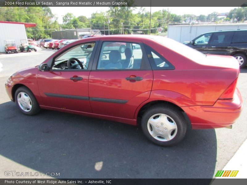 Sangria Red Metallic / Medium Graphite 2004 Ford Focus LX Sedan