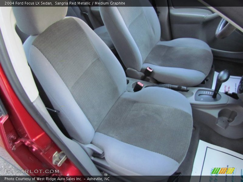 Sangria Red Metallic / Medium Graphite 2004 Ford Focus LX Sedan