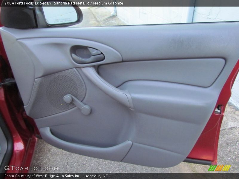 Sangria Red Metallic / Medium Graphite 2004 Ford Focus LX Sedan