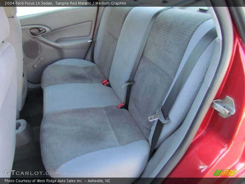 Sangria Red Metallic / Medium Graphite 2004 Ford Focus LX Sedan