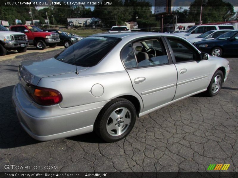 Galaxy Silver Metallic / Gray 2003 Chevrolet Malibu LS Sedan