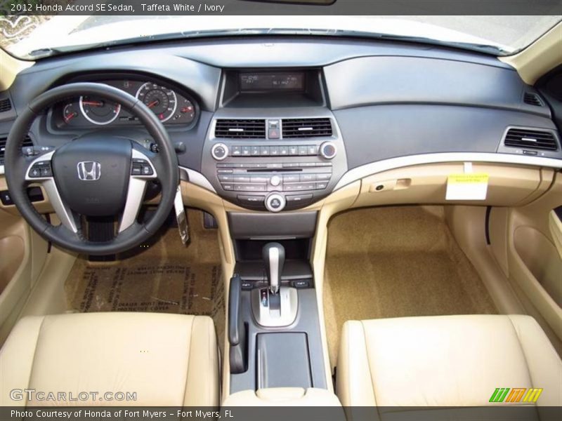 Taffeta White / Ivory 2012 Honda Accord SE Sedan