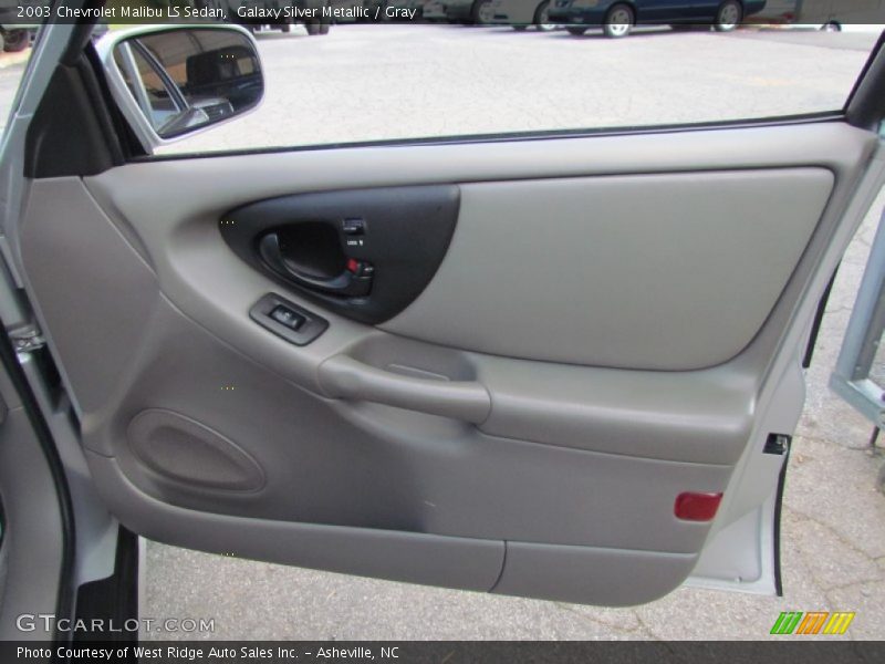Galaxy Silver Metallic / Gray 2003 Chevrolet Malibu LS Sedan