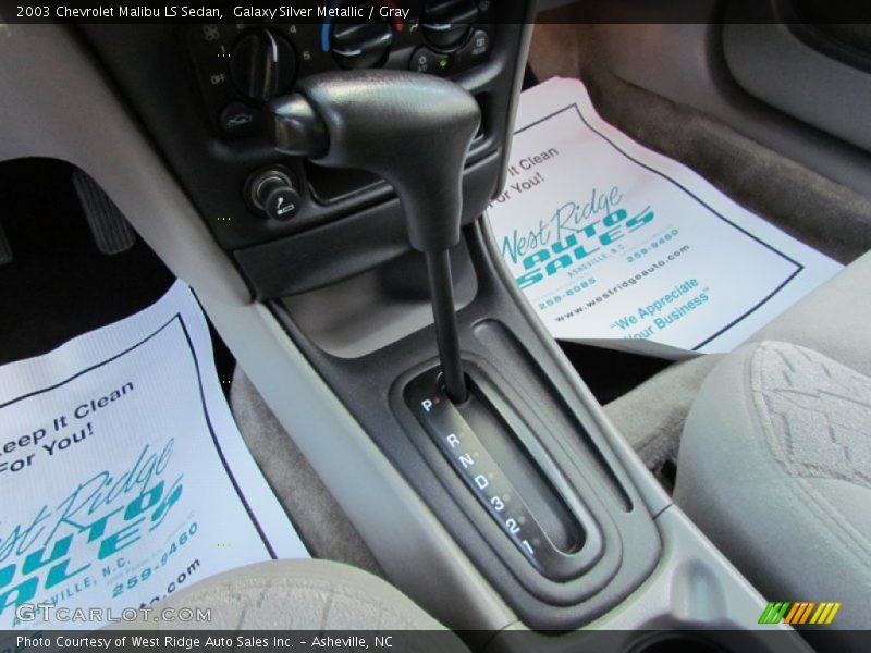 Galaxy Silver Metallic / Gray 2003 Chevrolet Malibu LS Sedan