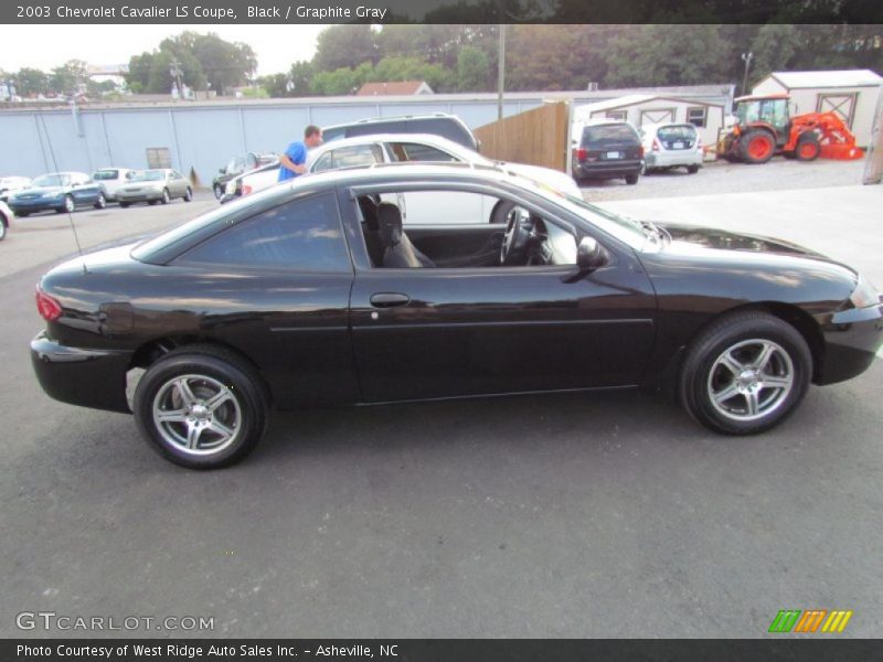 Black / Graphite Gray 2003 Chevrolet Cavalier LS Coupe