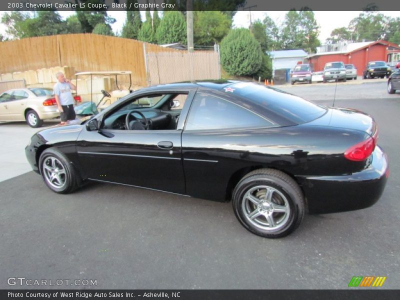 Black / Graphite Gray 2003 Chevrolet Cavalier LS Coupe