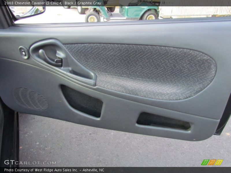 Black / Graphite Gray 2003 Chevrolet Cavalier LS Coupe