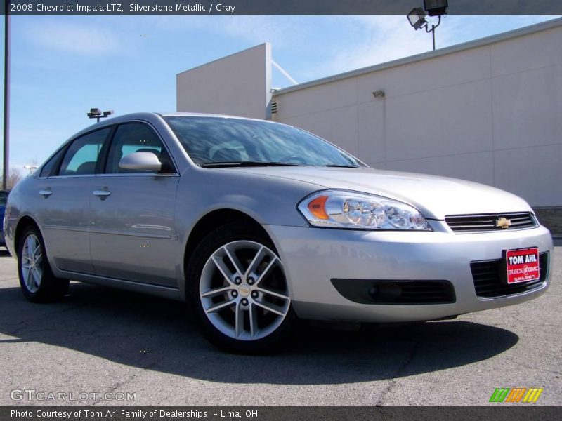 Silverstone Metallic / Gray 2008 Chevrolet Impala LTZ