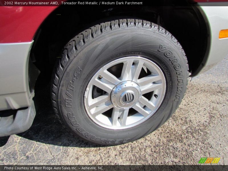 Toreador Red Metallic / Medium Dark Parchment 2002 Mercury Mountaineer AWD