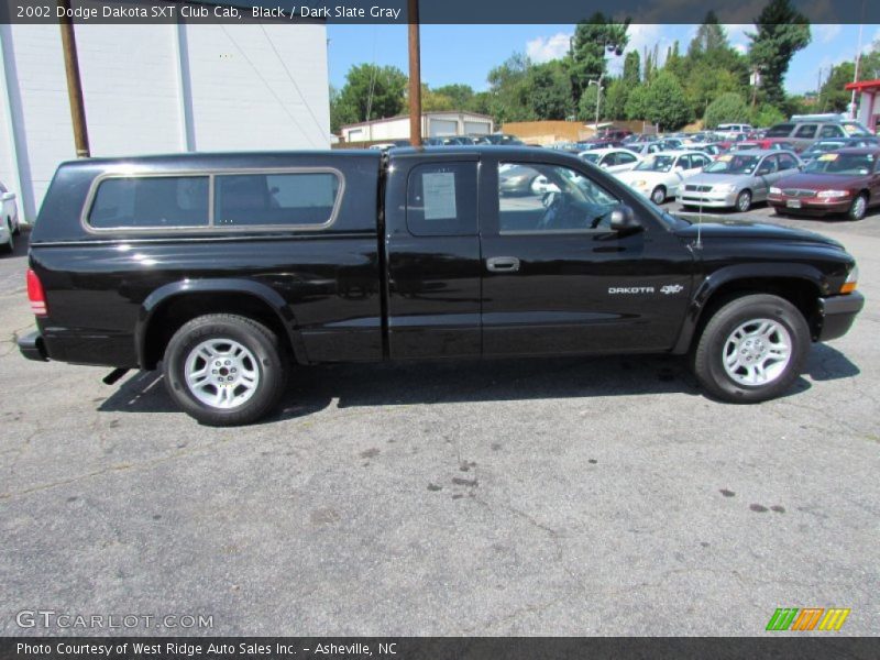 Black / Dark Slate Gray 2002 Dodge Dakota SXT Club Cab