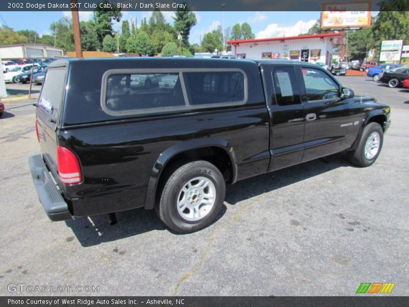 Black / Dark Slate Gray 2002 Dodge Dakota SXT Club Cab