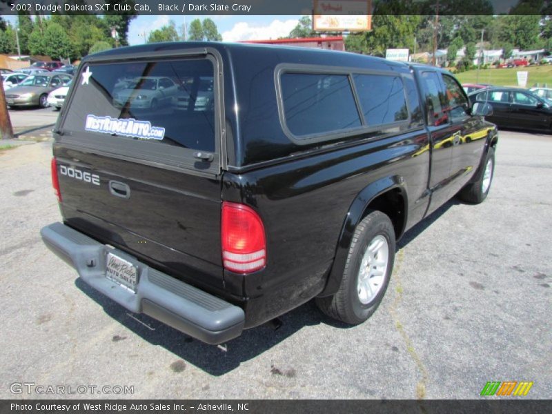 Black / Dark Slate Gray 2002 Dodge Dakota SXT Club Cab