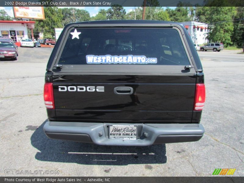 Black / Dark Slate Gray 2002 Dodge Dakota SXT Club Cab