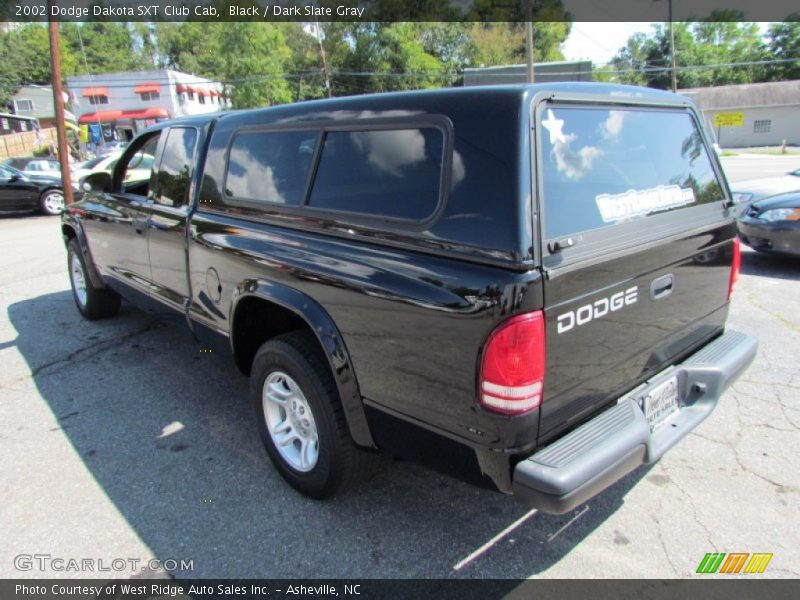 Black / Dark Slate Gray 2002 Dodge Dakota SXT Club Cab