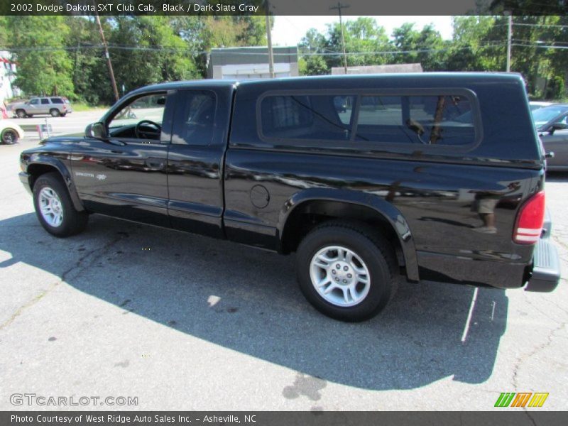 Black / Dark Slate Gray 2002 Dodge Dakota SXT Club Cab