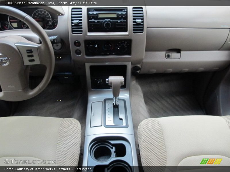 Storm Gray / Cafe Latte 2008 Nissan Pathfinder S 4x4