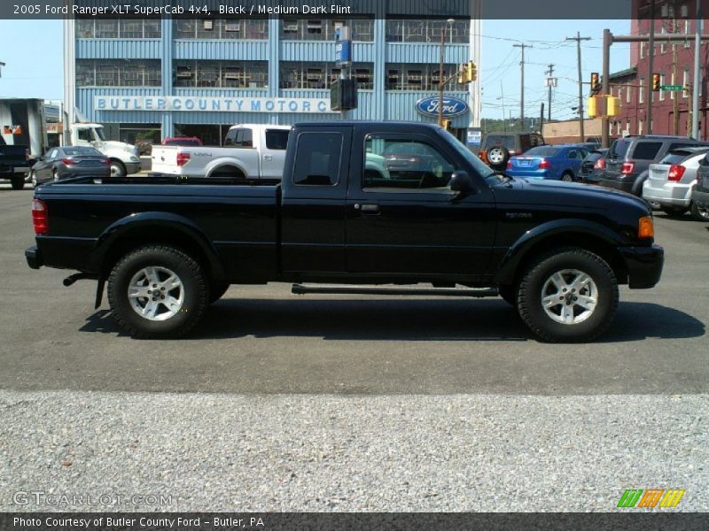 Black / Medium Dark Flint 2005 Ford Ranger XLT SuperCab 4x4