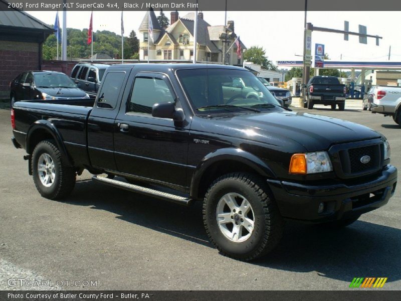 Black / Medium Dark Flint 2005 Ford Ranger XLT SuperCab 4x4