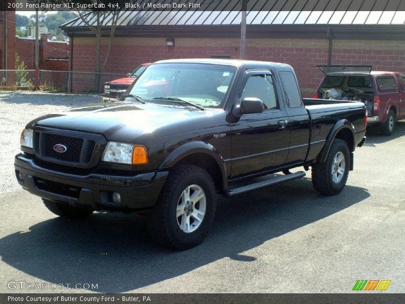 Black / Medium Dark Flint 2005 Ford Ranger XLT SuperCab 4x4