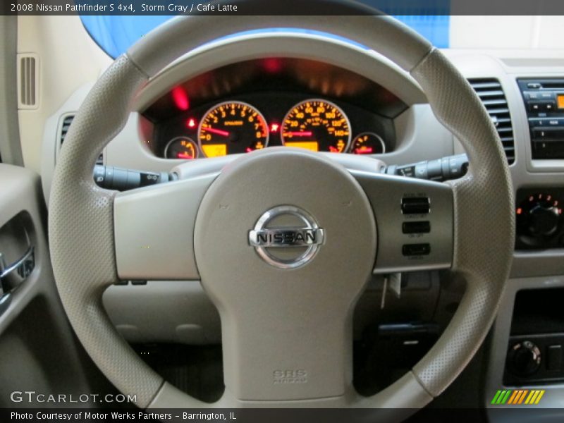 Storm Gray / Cafe Latte 2008 Nissan Pathfinder S 4x4