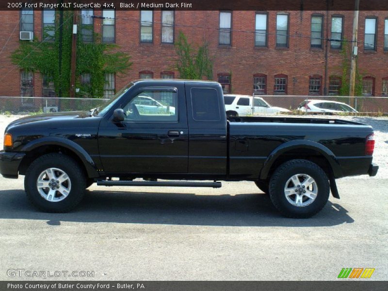 Black / Medium Dark Flint 2005 Ford Ranger XLT SuperCab 4x4